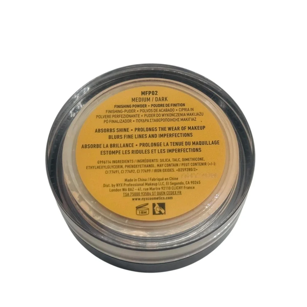 NYX Mineral Set It & Don't Fret It Matte Finishing Powder MFP02 Medium‎ / Dark